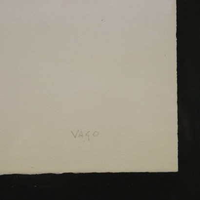 Dessin de Valentino Vago Technique mixte sur Papier Contemporain