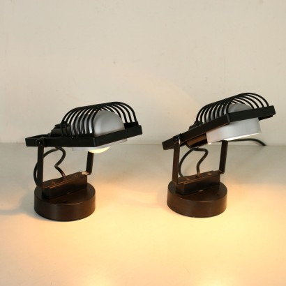 Pair of Wall Lights for Artemide Sintesi Faretto Vintage Italy 1970s