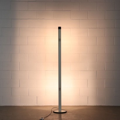 Floor Lamp Lacquered Aluminium Rubber Vintage Italy 1960s