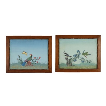 Set of Two Naturalistic Compositions Attrib. to Carlo Antonio Raineri