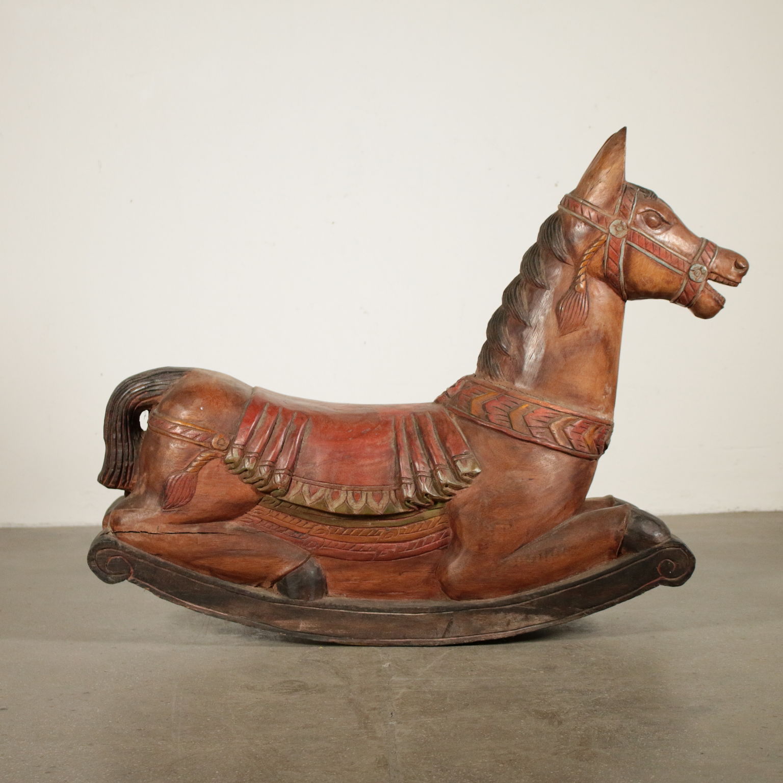 cheval à bascule en bois ancien occasion