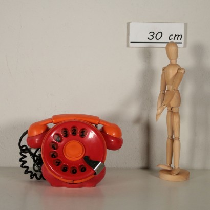 Bobo Rotary Phone for Tecler Plastic Vintage Italy 1971