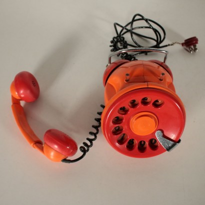 Bobo Rotary Phone for Tecler Plastic Vintage Italy 1971