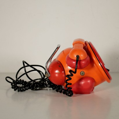 Bobo Rotary Phone for Tecler Plastic Vintage Italy 1971