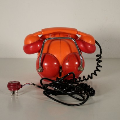 Bobo Rotary Phone for Tecler Plastic Vintage Italy 1971