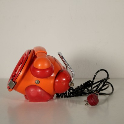 Bobo Rotary Phone for Tecler Plastic Vintage Italy 1971