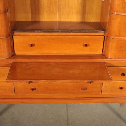 Cabinet Fruit Wood Veneer Maple Vintage Italy 1940s