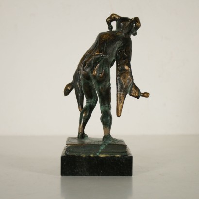 Court Jester Bronze Sculpture Italy 1970s-1980s