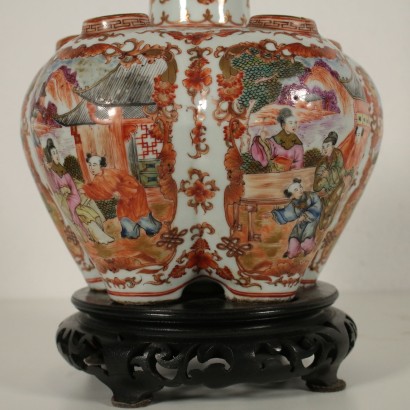 Tulip Vase Porcelain Manufactured in China Late 1700s