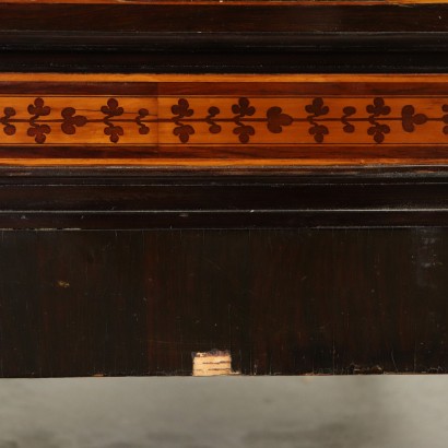 Elegant Armoire- Bibliothèque Bois de Rose Acajou Italie '800