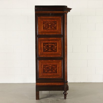 Elegant Armoire- Bibliothèque Bois de Rose Acajou Italie '800