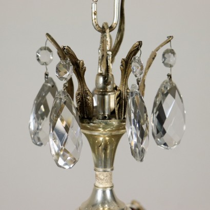 Pair of Chandeliers Six Arms Italy Mid 20th Century