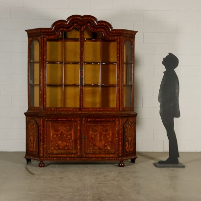 Maple and Oak Bookcase Holland Mid 18th Century