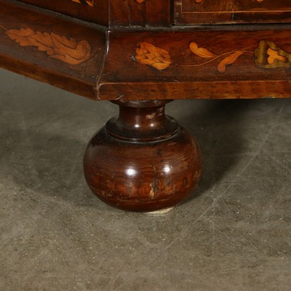 Maple and Oak Bookcase Holland Mid 18th Century