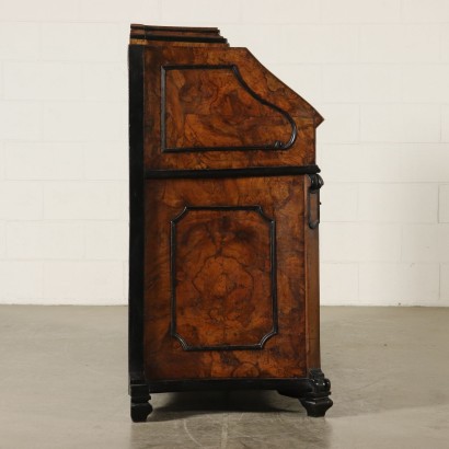 Walnut Burl Drop-Leaf Cabinet Lombardy Italy Mid18th Century