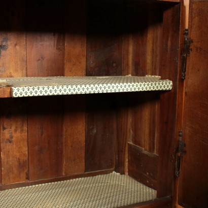 Solid Walnut Cupboard from Piedmont Italy Mid 1700s