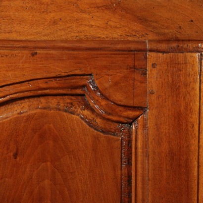 Solid Walnut Cupboard from Piedmont Italy Mid 1700s