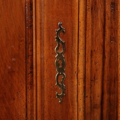 Solid Walnut Cupboard from Piedmont Italy Mid 1700s