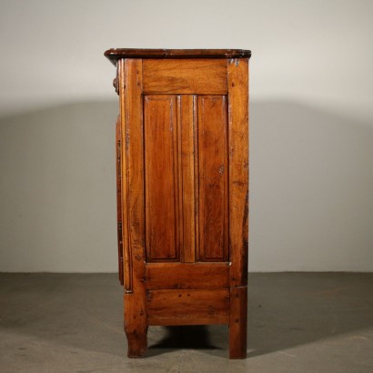 Solid Walnut Cupboard from Piedmont Italy Mid 1700s