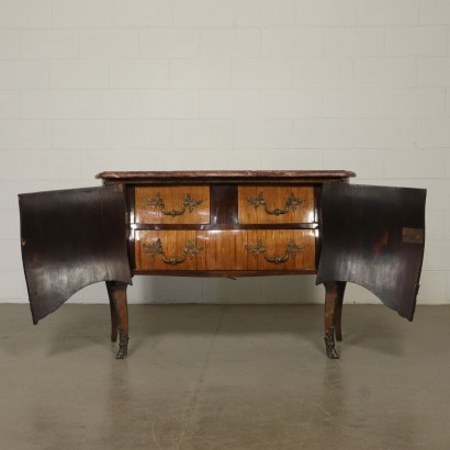 Elegant Brazilian Rosewood Napoleon III Sideboard France Late 1800