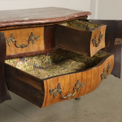 Elegant Brazilian Rosewood Napoleon III Sideboard France Late 1800