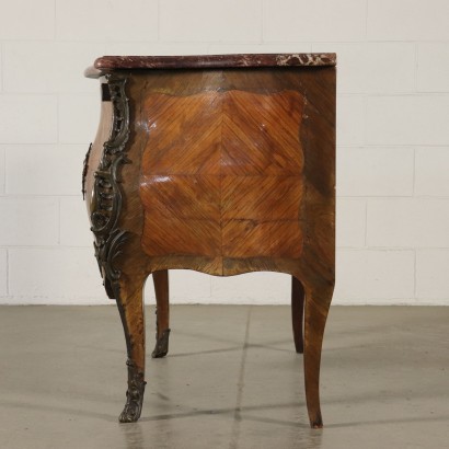 Geschirrschrank Napoleon III Palisander letzes Quartal '800.