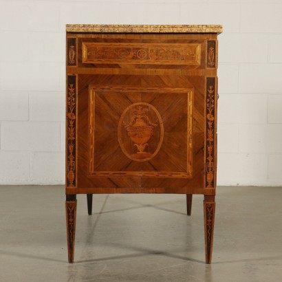 Commode Néo-Classical Erable Bois de Rose Italie Dernier quart '700