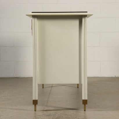 Chest of Drawers by De Carli for Sormani Lacquered Wood Glass Brass