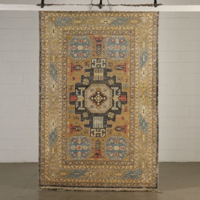 Cotton and Wool Kuba Carpet Azerbaijan 1980s-1990s