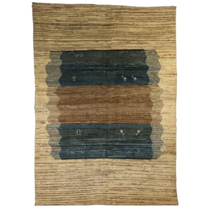 Nouveau Tapis Gabbeh Laine Nœud gros Fabrication manuelle Perse