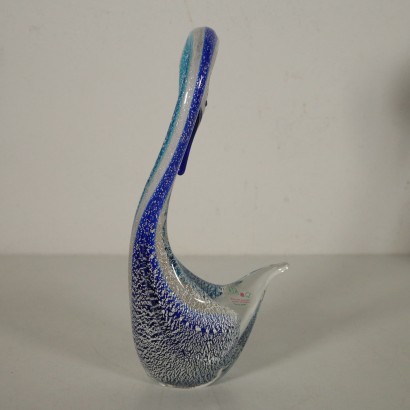 Set of Little Blown and Polychrome Glass Animals by Manifattura Rosis