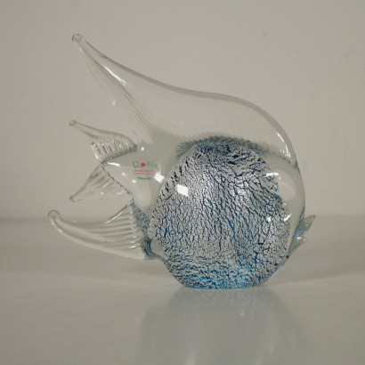 Set of Little Blown and Polychrome Glass Animals by Manifattura Rosis