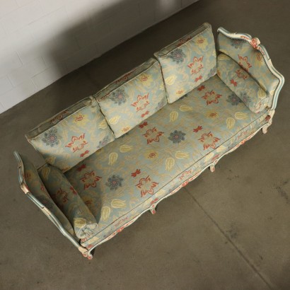 Sofa Bench Lacquered Wood Italy First Half of 1900s