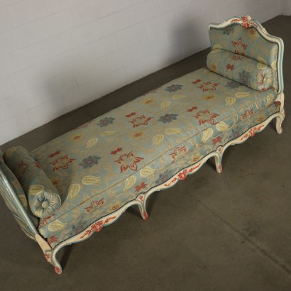 Sofa Bench Lacquered Wood Italy First Half of 1900s