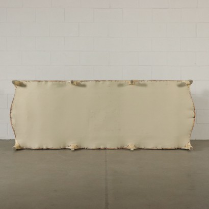 Sofa Bench Lacquered Wood Italy First Half of 1900s