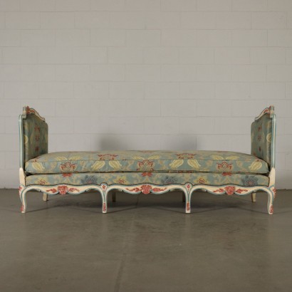 Sofa Bench Lacquered Wood Italy First Half of 1900s