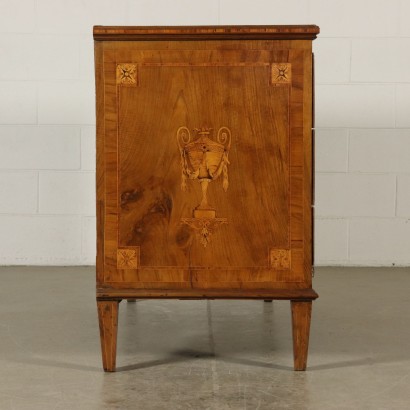 Elegant Commode Néo-classical Essences Diverses Rolo Italie '700