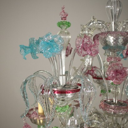 Lustre de Murano Verre Fabriqué en Italie Moitié '900