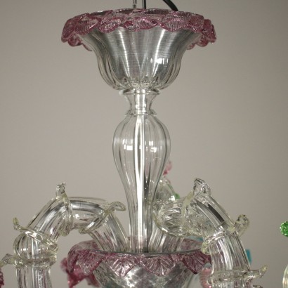 Lustre de Murano Verre Fabriqué en Italie Moitié '900