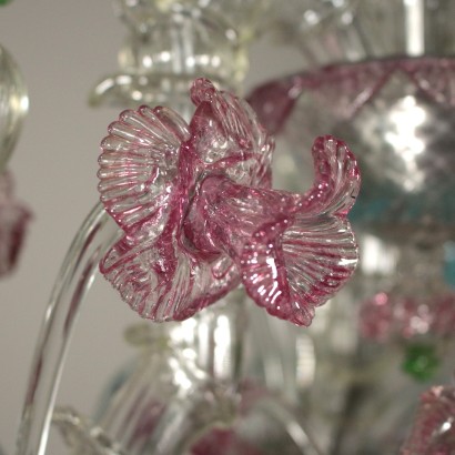 Lustre de Murano Verre Fabriqué en Italie Moitié '900