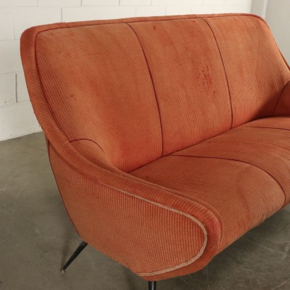 moderne Antiquitäten, moderne Design-Antiquitäten, Sofa, modernes Antiquitäten-Sofa, modernes Antiquitäten-Sofa, italienisches Sofa, Vintage-Sofa, 50er - 60er Jahre Sofa, 50er - 60er Jahre Designsofa