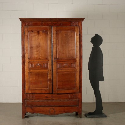 Armoire Néo-Classical Merisier Italie Dernier '700