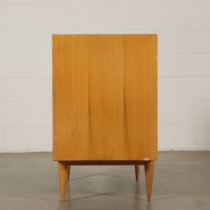 Cabinet with Sliding Doors Glossy Formica Vintage Italy 1960s