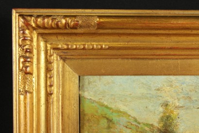 arte del siglo XIX, pintura del siglo XIX, Carlo Follini (1848-1938), Carlo Follini, pinturas de follini, paisajes, paisajes de follini, 800