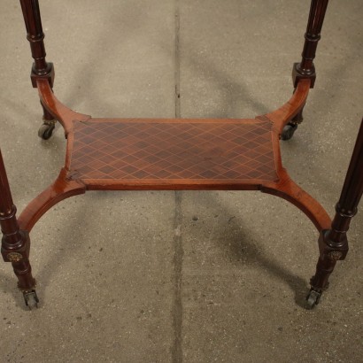 Maple and Rosewood Napoleon III Work Table France Late 19th Century