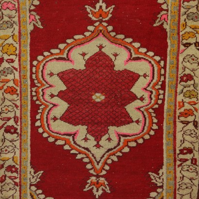 Handmade Kula Carpet Turkey 1930s-1940s