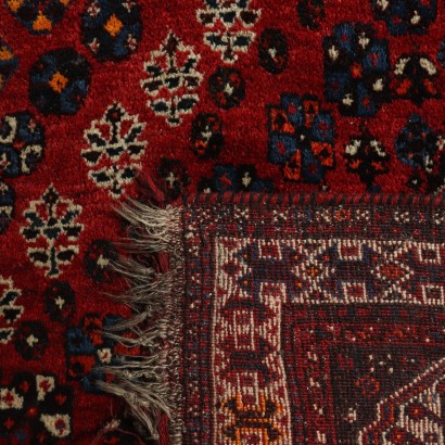 Tapis Shiraz Laine Nœud gros Fabrication manuelle Iran Année 70-80