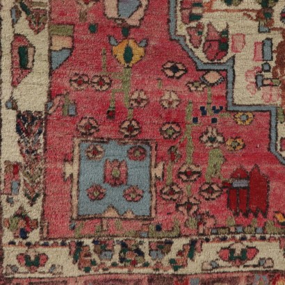 Handmade Mosul Carpet Iran Cotton Wool 1960s-1970s