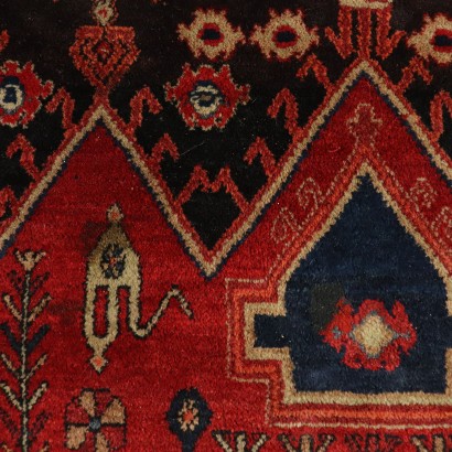 Handmade Mosul Carpet Cotton and Wool Iran 1970s-1980s