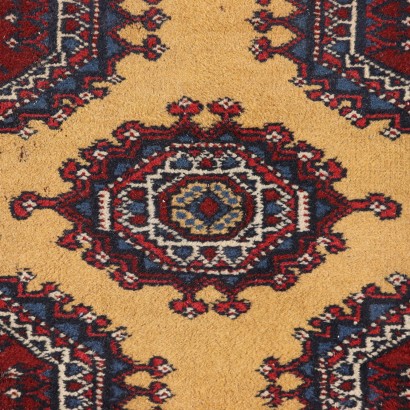 Tapis Bukhara Coton Laine Fabrication manuelle Pakistan Années'80-'90